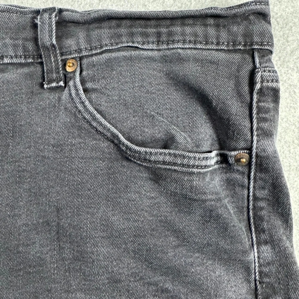 Levis 505 Regular Fit Jeans Mens 38x28 Faded Black Good Straight Leg Denim